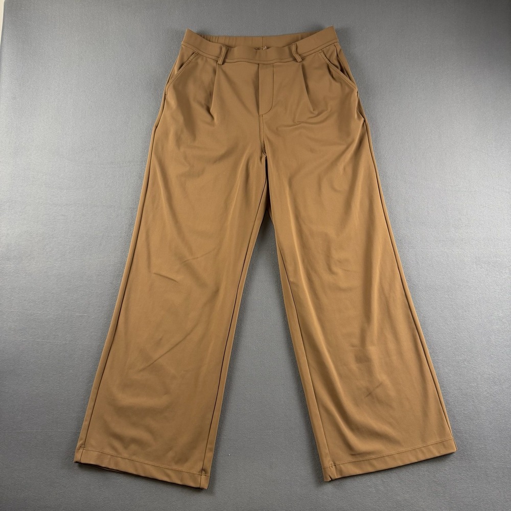 HALARA Wide Leg Pants in Camel Brown